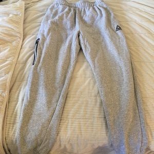 Reebok Light Grey Tracksuit Bottoms